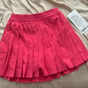 High-Rise Pleated Tennis Skirt